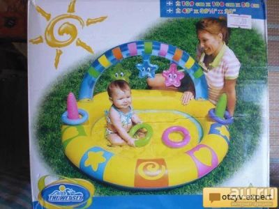 Лот: 9889245. Фото: 1. Бассейн для малыша,отл состояние... Игрушки для купания