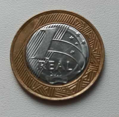 Лот: 17967777. Фото: 1. 1 реал Бразилия (2). Америка