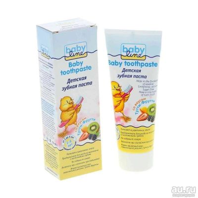 Лот: 9755702. Фото: 1. Babyline Детская зубная паста... Детская гигиена
