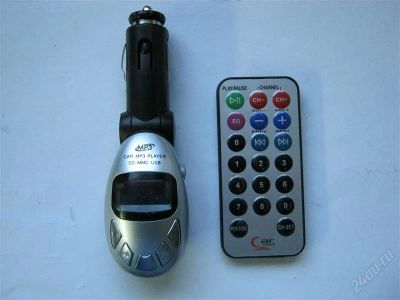 Лот: 1024709. Фото: 1. FM модулятор USB SD MMC + пульт. Другое (автозвук)