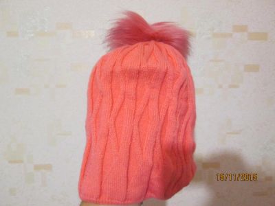 Лот: 6439886. Фото: 1. Новая шапка розовая. Головные уборы
