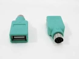 Лот: 18449304. Фото: 1. Переходник USB-PS/2 мама-папа. Шлейфы, кабели, переходники