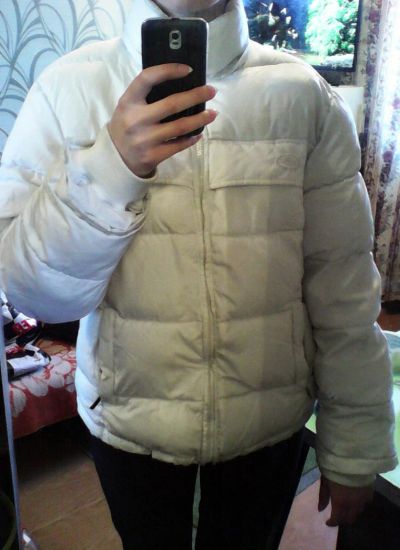 Лот: 5189680. Фото: 1. Пуховик теплый зимний белый DayWear... Верхняя одежда