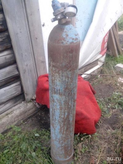 Лот: 8060421. Фото: 1. Кислородный баллон 40л. Баллоны, газ в баллонах
