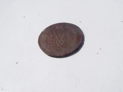Лот: 7843115. Фото: 1. 2 копейки 1757 года в сохране... Россия до 1917 года