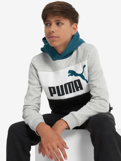 Лот: 23278740. Фото: 1. Худи для мальчиков PUMA ESS+ Block... Другое (спортивная одежда)