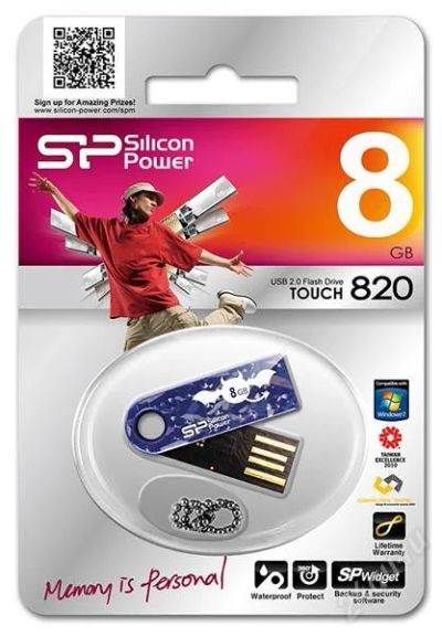 Лот: 1667577. Фото: 1. USB Флеш-диск Silicon Power Touch... USB-флеш карты