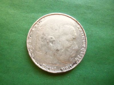 Лот: 25623991. Фото: 1. Германия.Третий Рейх 5 марок 1938... Германия и Австрия