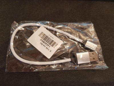 Лот: 25588260. Фото: 1. Кабель micro USB 20см. Дата-кабели, переходники