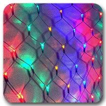 Лот: 4833713. Фото: 1. Гирлянда Занавес (сетка ) 500LED... Гирлянды, шарики, новогодние аксессуары