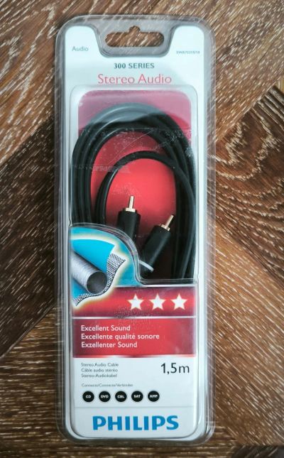 Лот: 25240583. Фото: 1. Аудиокабель Philips SWA 7521 S... Шнуры, кабели, разъёмы