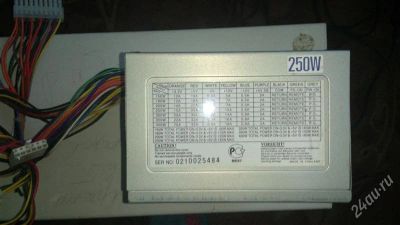 Лот: 2221520. Фото: 1. блок питания ATX 250W. Корпуса, блоки питания