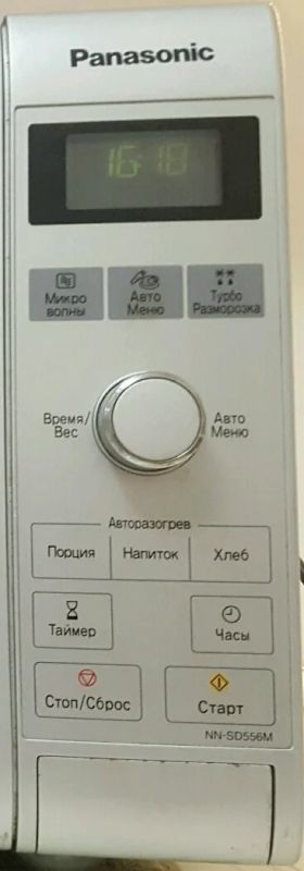 Лот: 9378412. Фото: 1. Панель управления Panasonic NN-SD556M. Запчасти для остальной бытовой техники