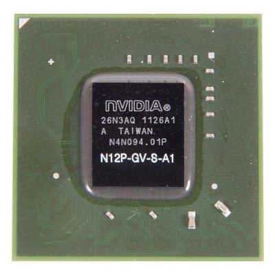 Лот: 17784075. Фото: 1. Видеочип BGA Nvidia GeForce N12P-GV-S-A1... Микросхемы