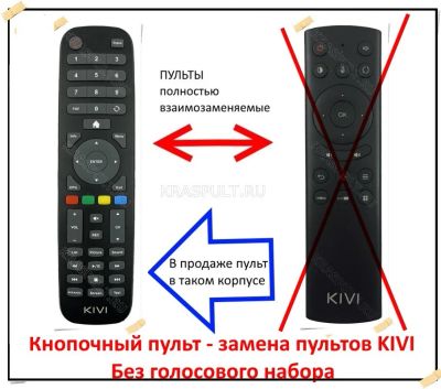 Лот: 15908885. Фото: 1. Пульт KIVI RC18. Пульты ДУ