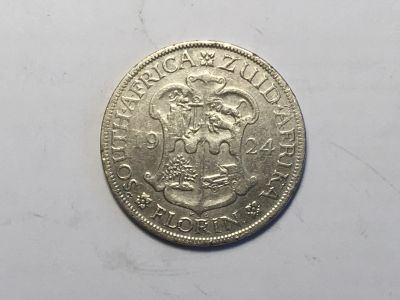 Лот: 12732749. Фото: 1. Южная Африка. 1 флорин. 1924 год... Африка