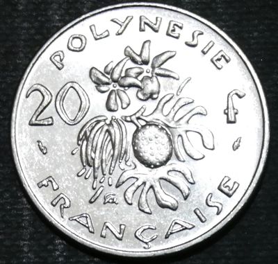 Лот: 12625603. Фото: 1. Французская Полинезия. 20 франков. Остальные страны