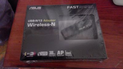Лот: 5814728. Фото: 1. ASUS USB-N13 wi-fi контроллер. WiFi, Bluetooth адаптеры