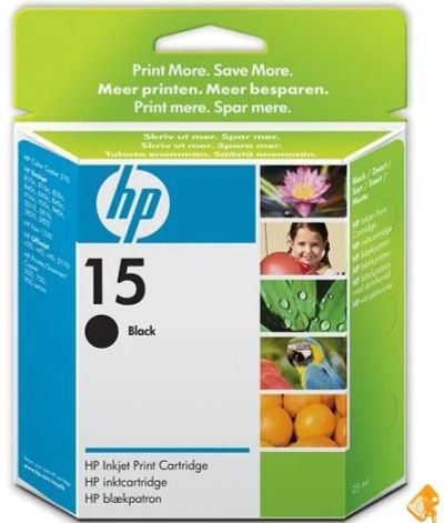 Лот: 5537994. Фото: 1. Картридж струйный HP 15 black... Картриджи, расходные материалы