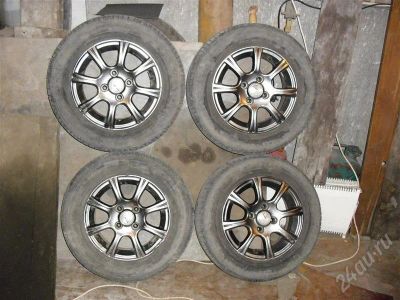 Лот: 490270. Фото: 1. Диски с летней резиной R13. Шины