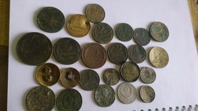Лот: 4077467. Фото: 1. Кучка монет(ссср) под чистку или... Наборы монет