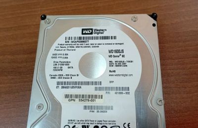 Лот: 20405295. Фото: 1. Жесткий диск HDD WD 160Gb SATA. Жёсткие диски (HDD)