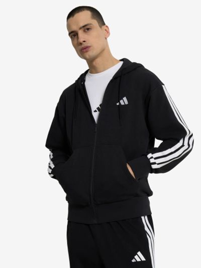 Лот: 25085482. Фото: 1. Толстовка мужская adidas, Черный. Легкие куртки, толстовки