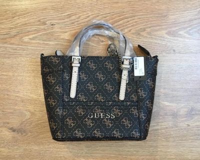 Лот: 9550830. Фото: 1. сумка guess delaney mini tote... Сумки