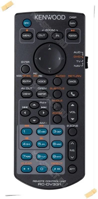 Лот: 15906754. Фото: 1. Пульт KENWOOD RC-DV331, KNA-RCDV331. Пульты ДУ