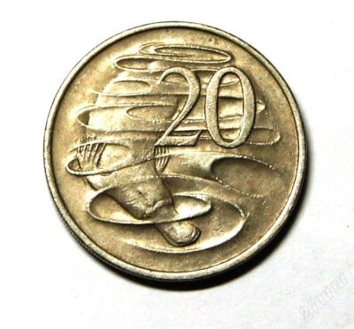 Лот: 2193276. Фото: 1. Австралия.20 центов 1970 г.(186... Австралия и Океания