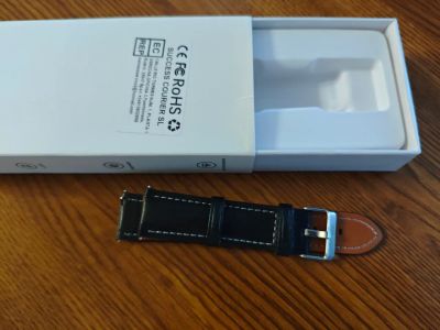 Лот: 25633854. Фото: 1. Ремешок кожаный для Huawei Watch... Ремешки, браслеты