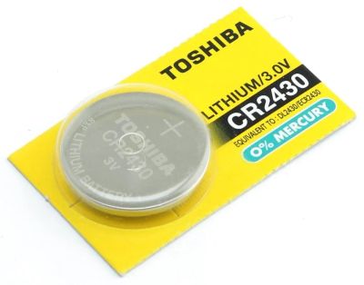 Лот: 23244295. Фото: 1. Батарейка Toshiba CR2430 Lithium... Батарейки, аккумуляторы, элементы питания