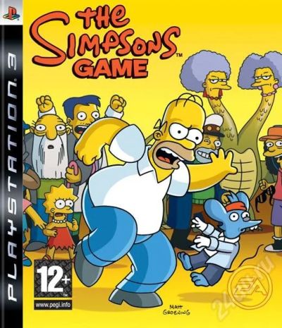 Лот: 14773. Фото: 1. The simpsons Game (PS3). Красноярск
