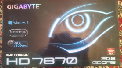 Лот: 6571994. Фото: 1. Gigabyte Radeon HD 7870 1100Mhz... Видеокарты