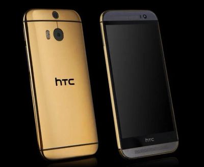 Лот: 5003645. Фото: 1. HTC ONE M8 32 гб. Золотистый. Смартфоны