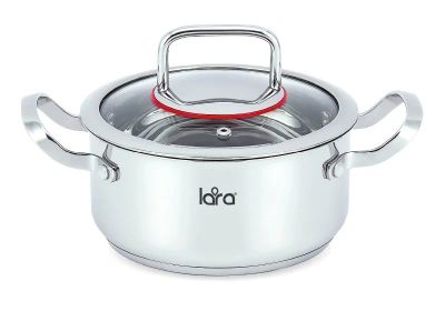 Лот: 15431310. Фото: 1. Кастрюля LARA LR02-503 серия Prima... Кастрюли