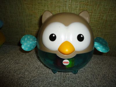 Лот: 8483161. Фото: 1. Сова с шариками Fisher Price развивающая. Развивающие