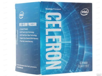 Лот: 17655713. Фото: 1. Процессор Intel Celeron G3900. Процессоры