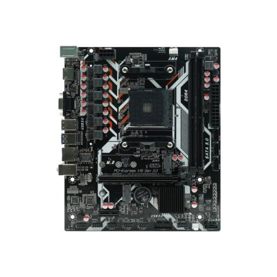 Лот: 24994137. Фото: 1. Мат.плата SocAM4 AMD B450 AFOX... Материнские платы