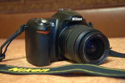 Лот: 13236988. Фото: 1. Nikon D50 + Nikon 18-55. Цифровые зеркальные