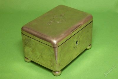 Лот: 918570. Фото: 1. Шкатулка металлическая. Предметы интерьера и быта