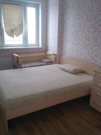 Лот: 11173388. Фото: 1. Кровать + матрас. Бу 1год. Кровати