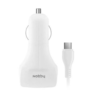 Лот: 9256355. Фото: 1. АЗУ Nobby Comfort 011-001 2USB... Дата-кабели, переходники