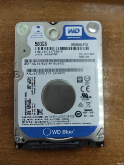Лот: 18261379. Фото: 1. HDD 2.5 500Gb. Жёсткие диски (HDD)