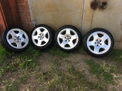 Лот: 16318325. Фото: 1. колеса от AUDI A8 с шинами Continental... Шины на дисках