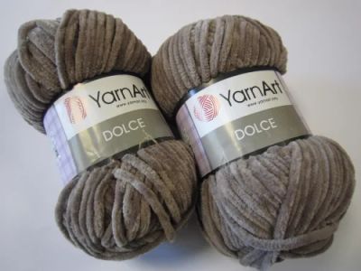 Лот: 11588507. Фото: 1. Плюшевая пряжа YarnArt Dolce 754. Ткани, нитки, пряжа