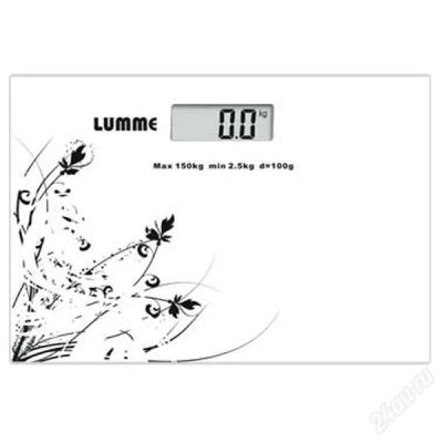 Лот: 1953629. Фото: 1. Весы LUMME 1313 белый напольные... Остальная техника