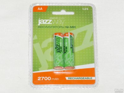 Лот: 8797630. Фото: 1. Аккумуляторы JazzWay AA 2700 мАч... Батарейки, аккумуляторы, элементы питания
