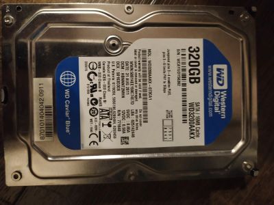 Лот: 16937510. Фото: 1. 320 Гб wd3200aakx отл. состояние... Жёсткие диски (HDD)