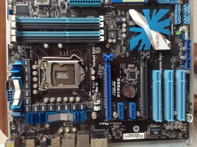 Лот: 4454103. Фото: 1. Мать ASUS P7P55D. Материнские платы